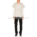 New design grey hooded sweatshirt mens pullover hoodie with pocket